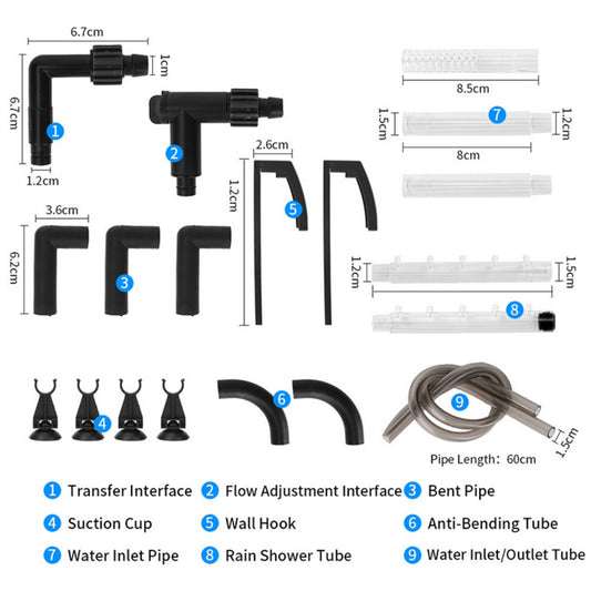 Filtro Canister Externo para Acuario – 360 L/H - COSMOS