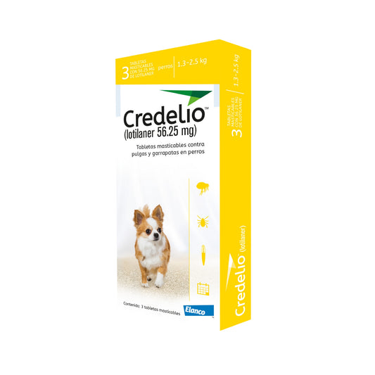 Credelio tableta antipulgas y garrapatas ( CAJA 3 unidades) - COSMOS
