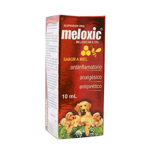 Meloxic 0.15% Suspensión Oral 10ml – Alivio del Dolor e Inflamación en Perros y Gatos - Cosmos