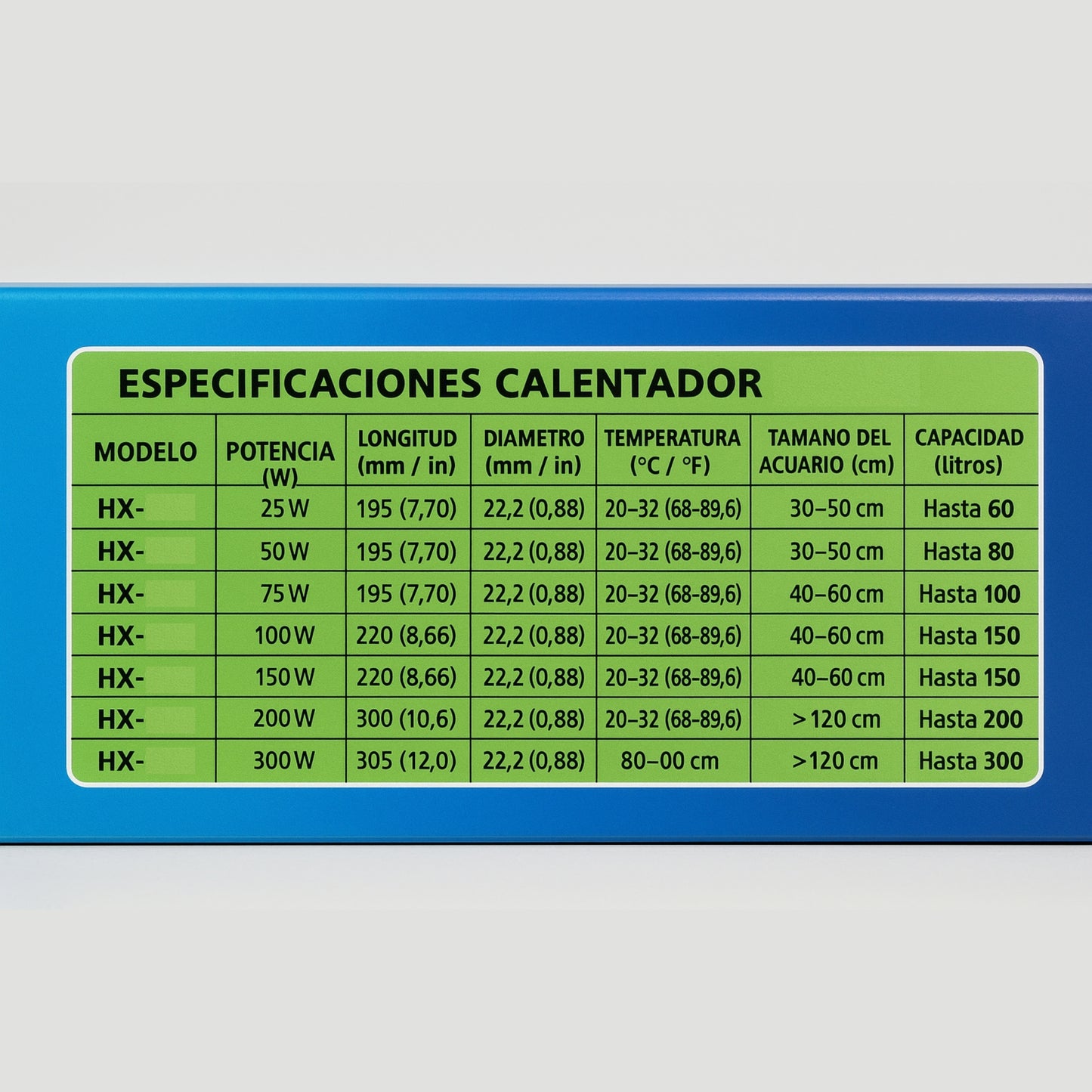 Calentadores de Acuario – varias capacidades - COSMOS