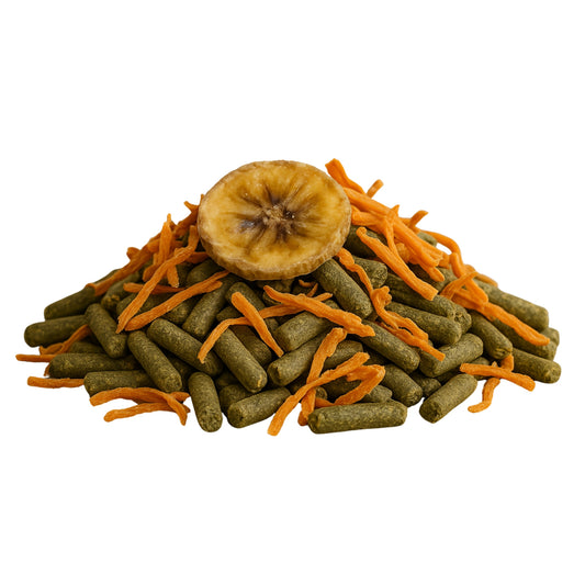 Alimento Premium para Conejo - Wild Boost Mix Banana, Zanahoria y Pellets - Cosmos