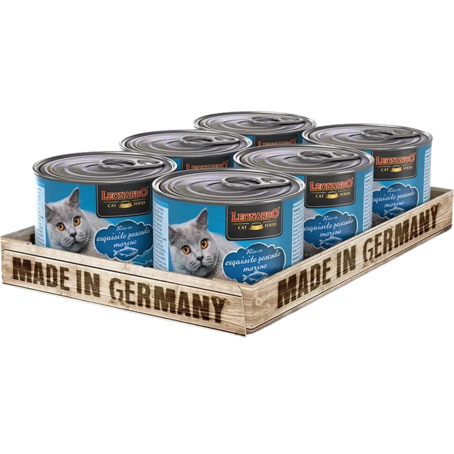 Alimento Húmedo Superpremium para Gato de Pescado Marino - Hecho en Alemania - Cosmos