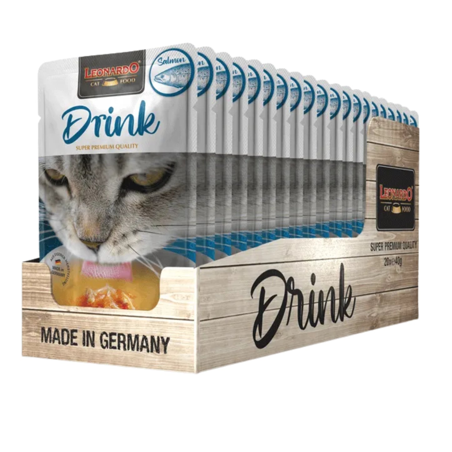 Caldo de Salmón Superpremium para Gatos - Hecho en Alemania - Cosmos