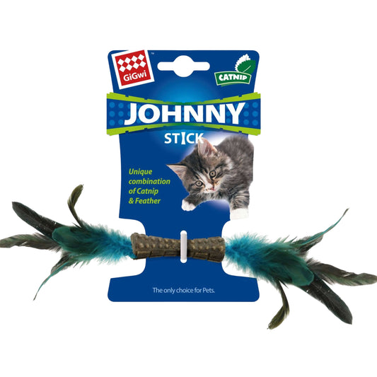 GiGwi Johnny Stick con Catnip - Juguete para Gatos - Cosmos