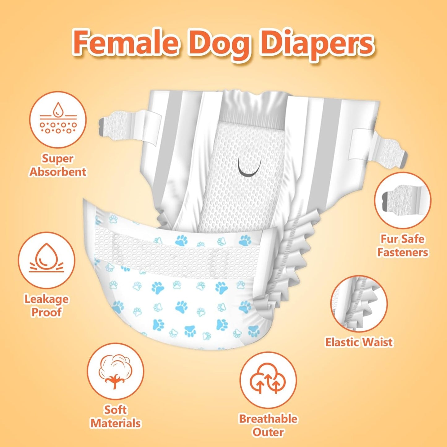 Pañales Desechables Pet Soft – Pack de 12 Unidades