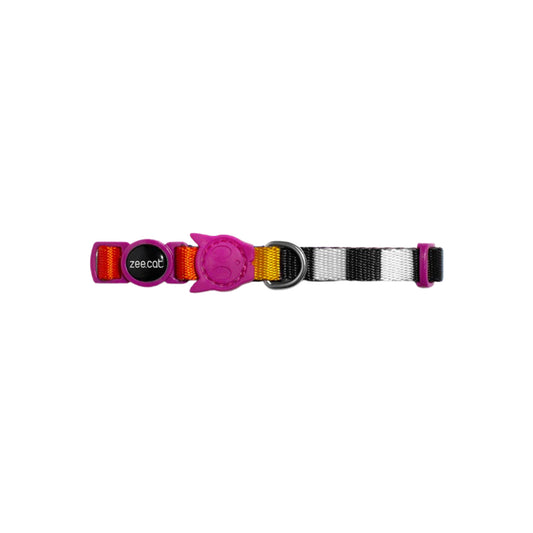 Zee.Cat Collar Prisma – Collar Multicolor para Gatos con Broche de Seguridad - Cosmos