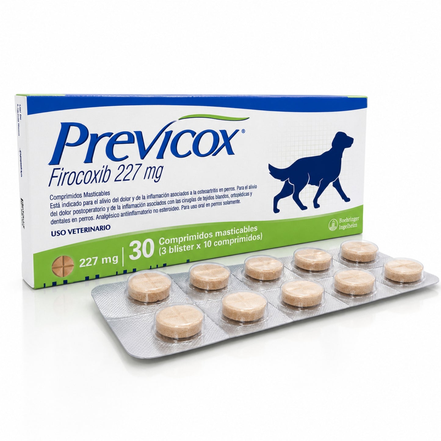 Previcox Firocoxib – Antiinflamatorio Masticable de 57 mg y 227 mg