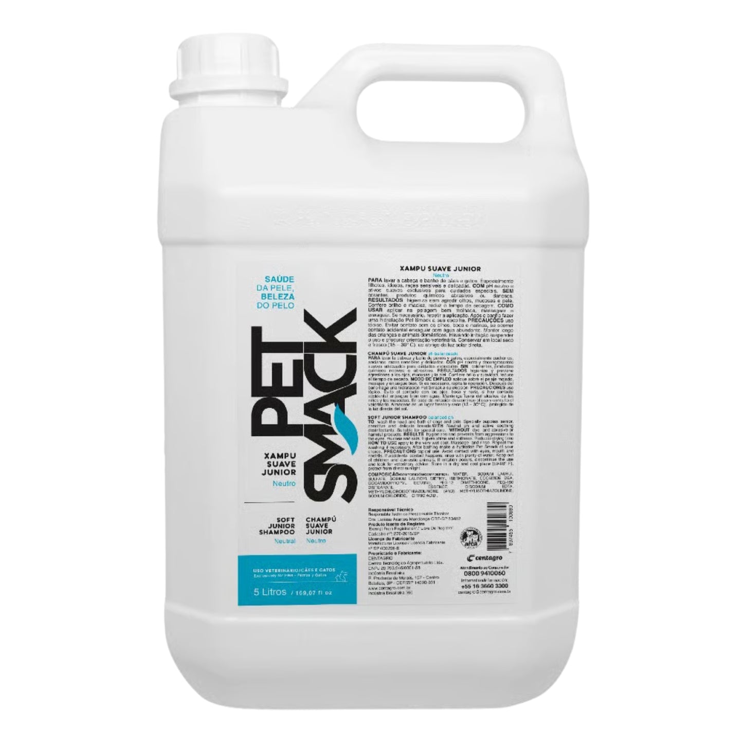 Shampoo Cachorro Pet Smack para Perros | Limpieza Suave y Cuidado de la Piel - Cosmos