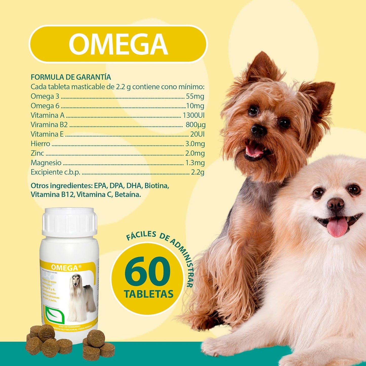 Vetri Omega® Perros – Suplemento Nutricional para Piel, Pelaje y Vitalidad - Cosmos