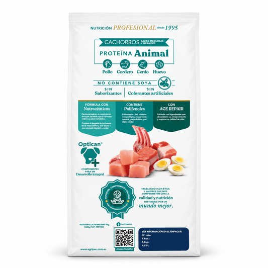 NutraPro Cachorro Razas Medianas y Grandes - Cosmos