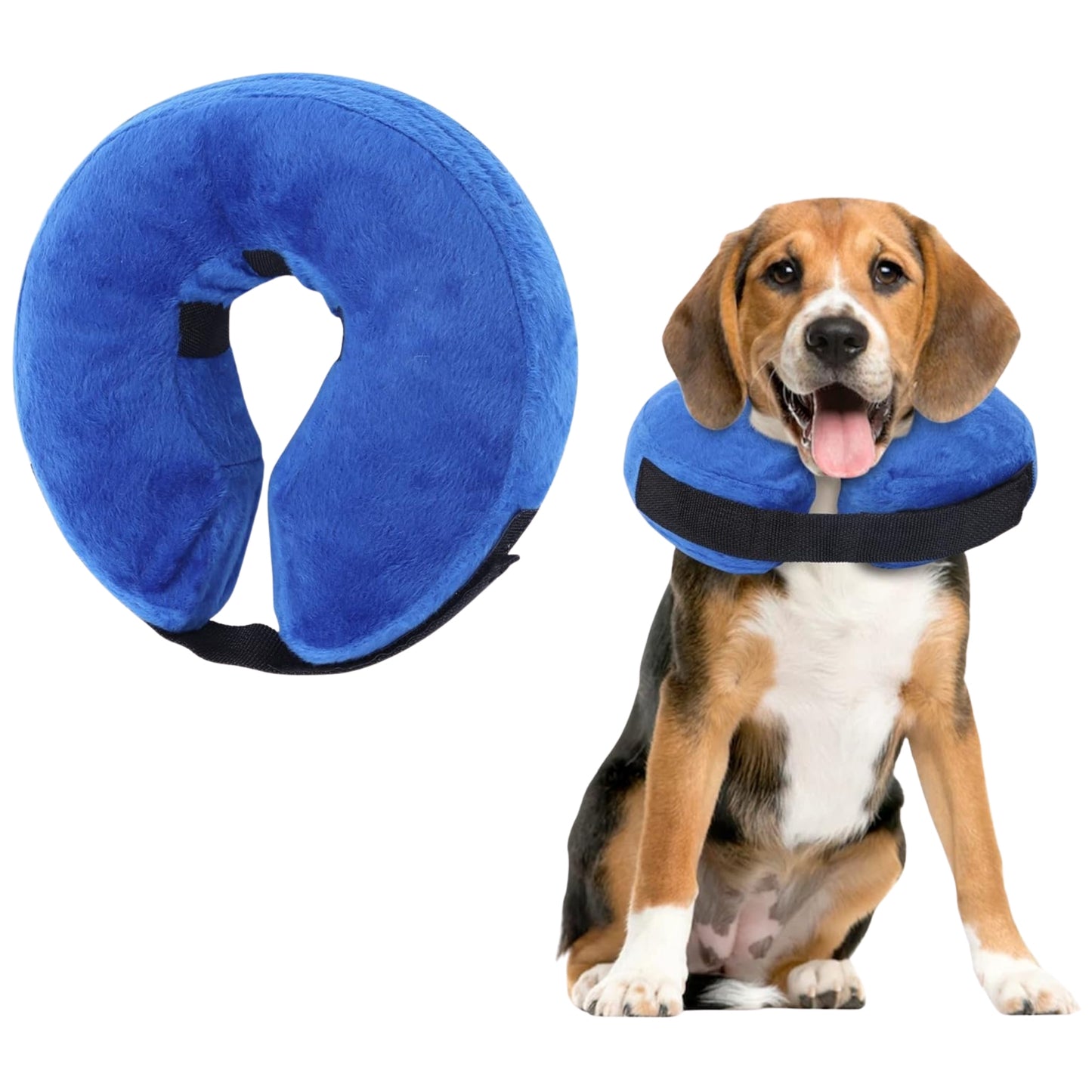 Collar Isabelino Inflable de Recuperación – Suave, Cómodo y Seguro