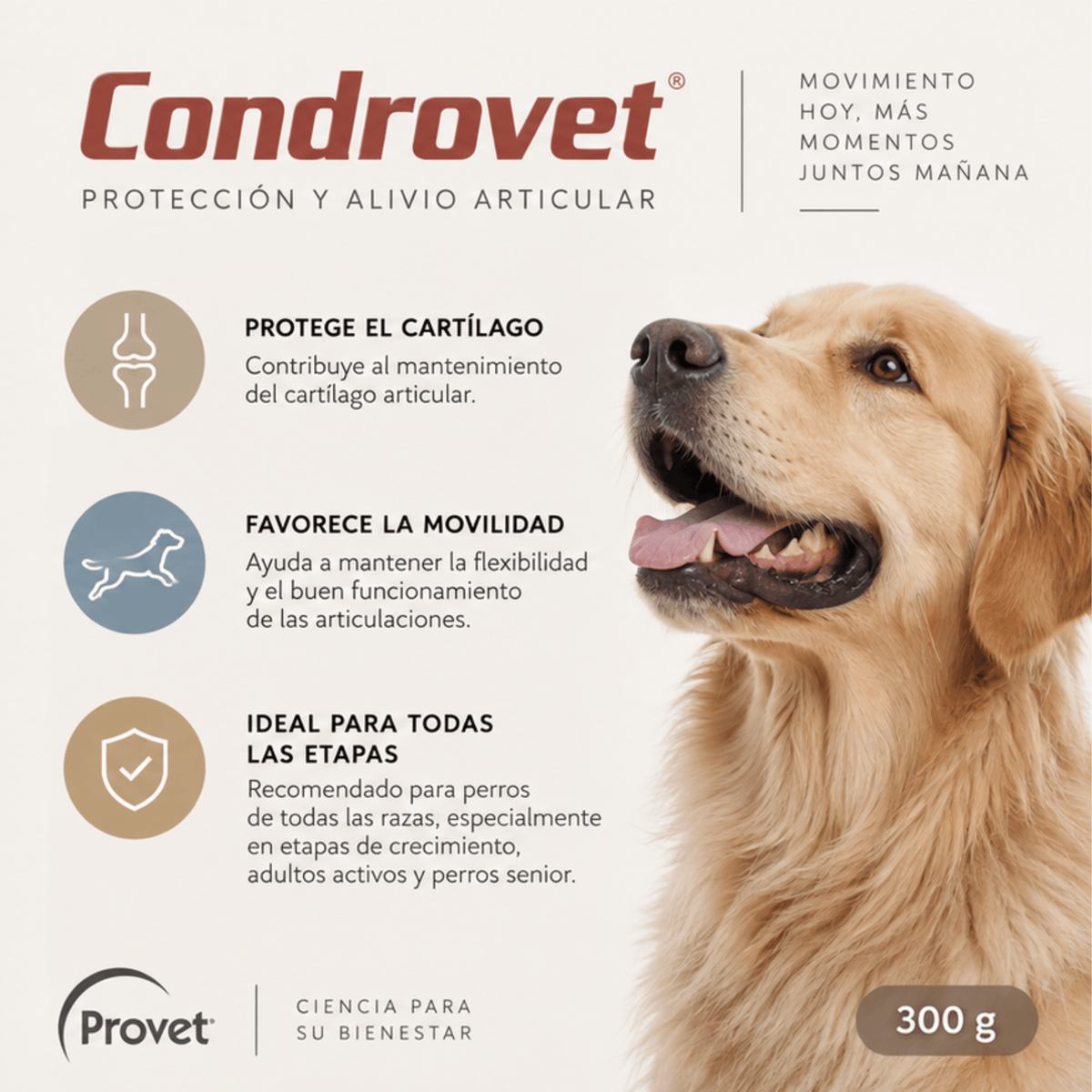 Condrovet 300 g Condroprotector para Perros y Gatos | Provet - Cosmos