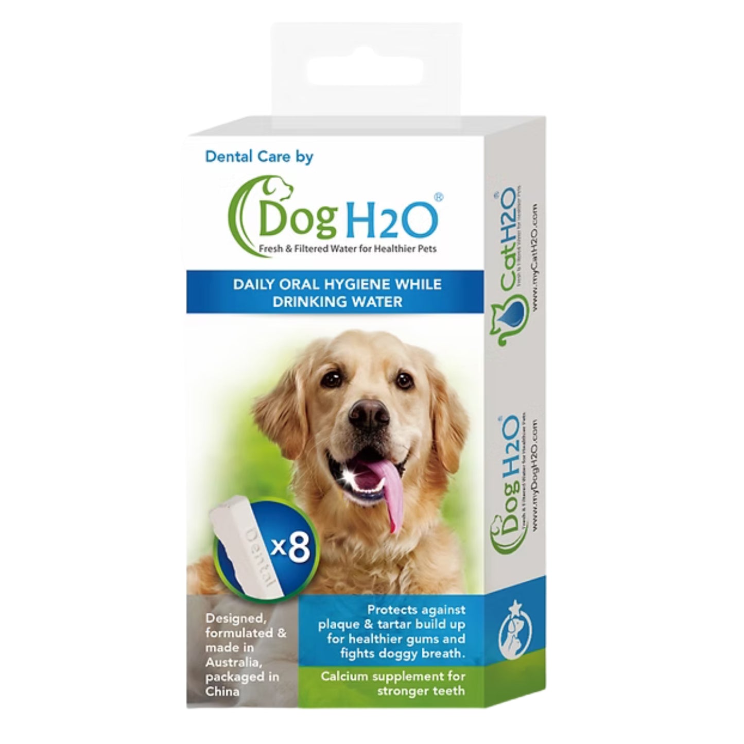 Dog & Cat H2O – Aditivo de agua potable para higiene bucal