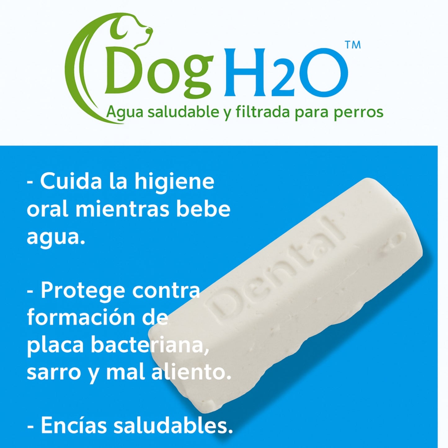 Dog & Cat H2O – Aditivo de agua potable para higiene bucal