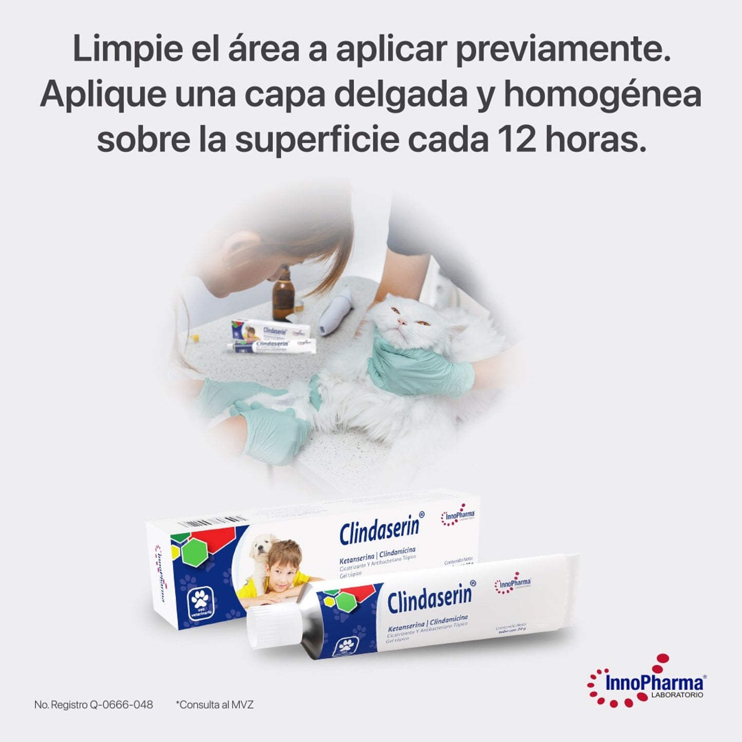 Clindaserin – Gel Cicatrizante y Antibiótico Tópico para Perros y Gatos - COSMOS