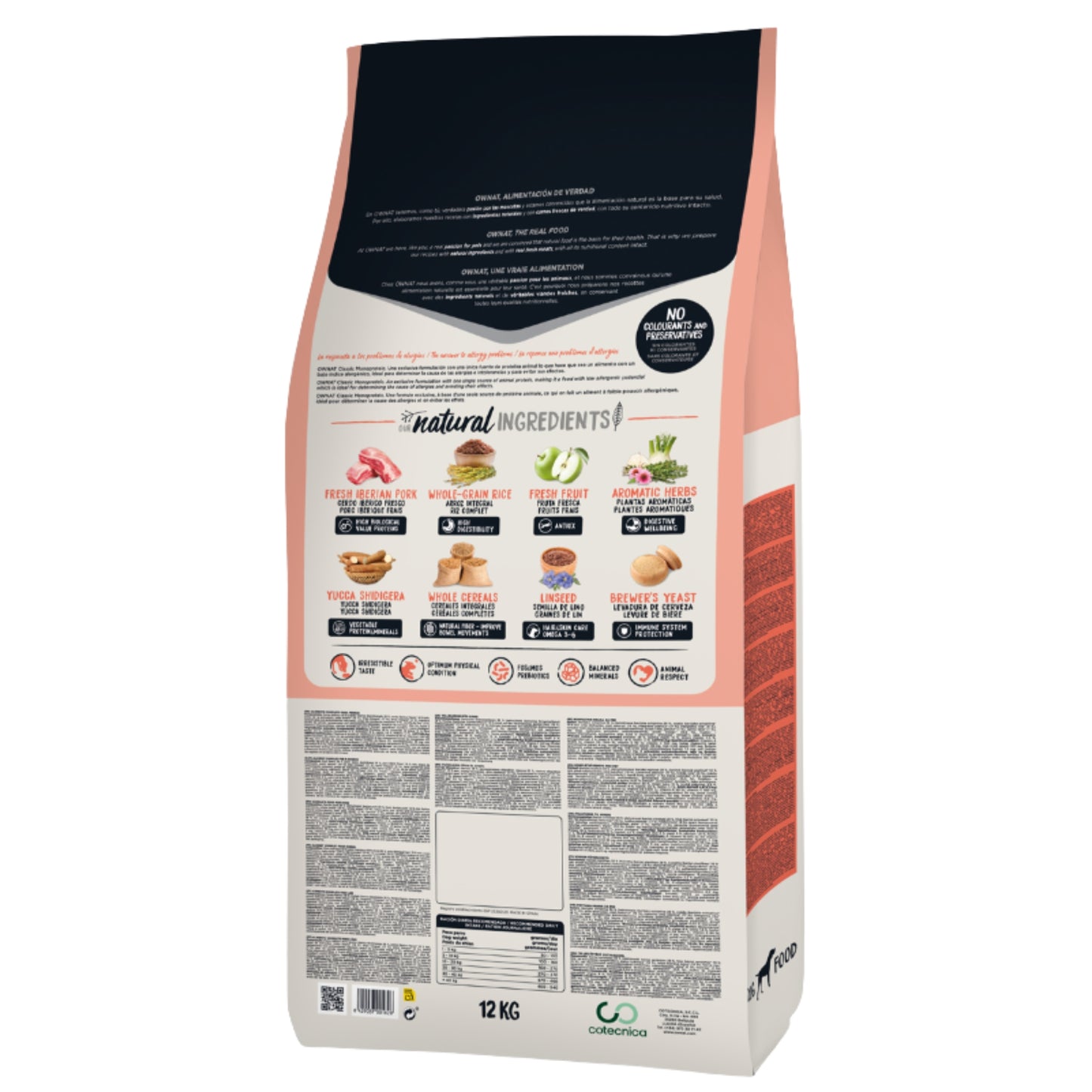 Ownat Classic Monoproteico Iberian Pork – Alimento completo para perros adultos