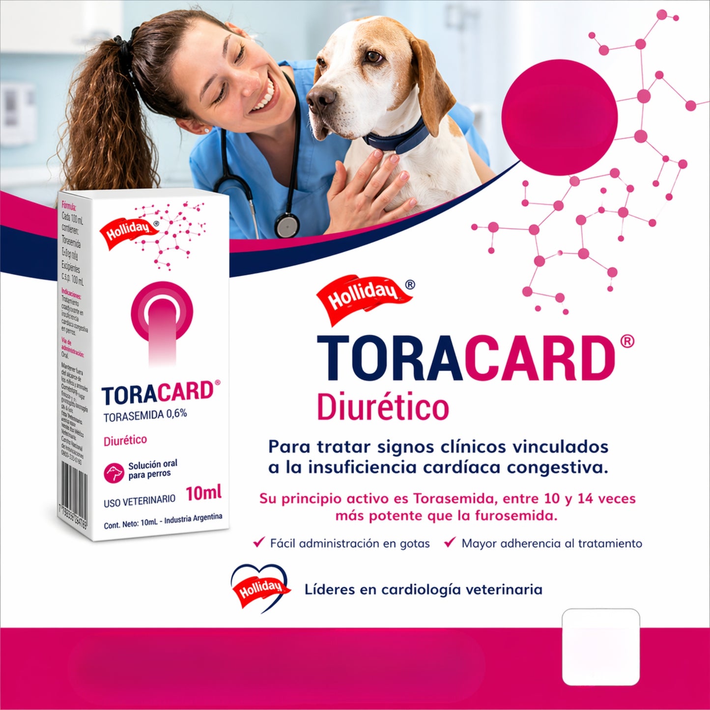 Toracard – Diurético Cardiovascular para Insuficiencia Cardíaca en Perros - Cosmos