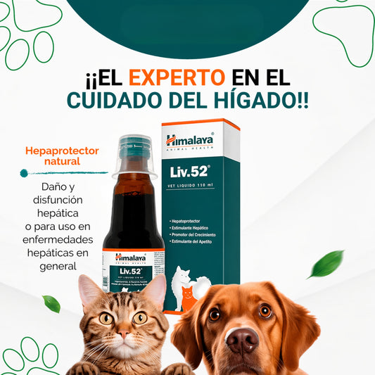 Liv.52 Vet – Protector Hepático y Estimulante del Apetito para Perros y Gatos - Cosmos