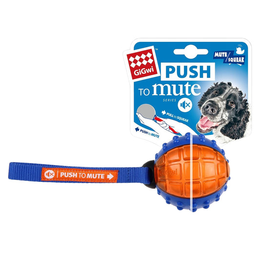 Juguete para perro GIGWI Regular Ball Push to Mute - COSMOS