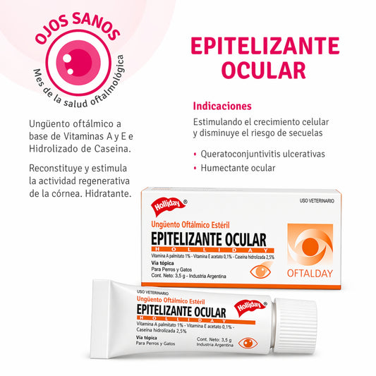 Epitelizante Ocular – Ungüento Oftálmico Regenerador para Perros y Gatos - Cosmos
