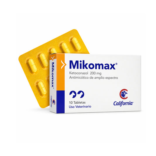 Mikomax 200 mg – Antimicótico de Amplio Espectro para Perros y Gatos - Cosmos