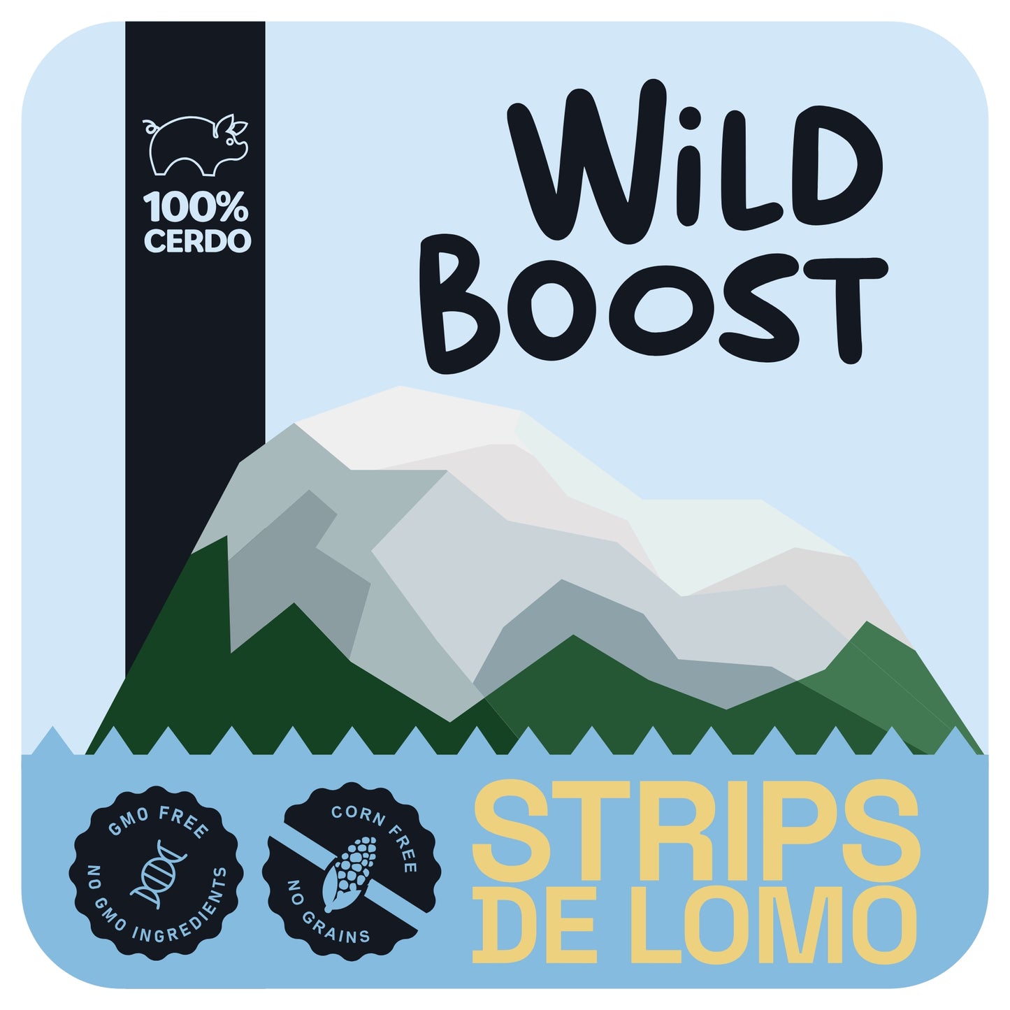 Wild Boost Strips de Lomo – Snack Natural para Perros- 1 solo Ingrediente