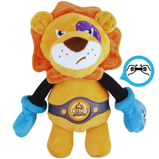 Juguete para perro GIGWI Rock Zoo Lion King Boxer - COSMOS