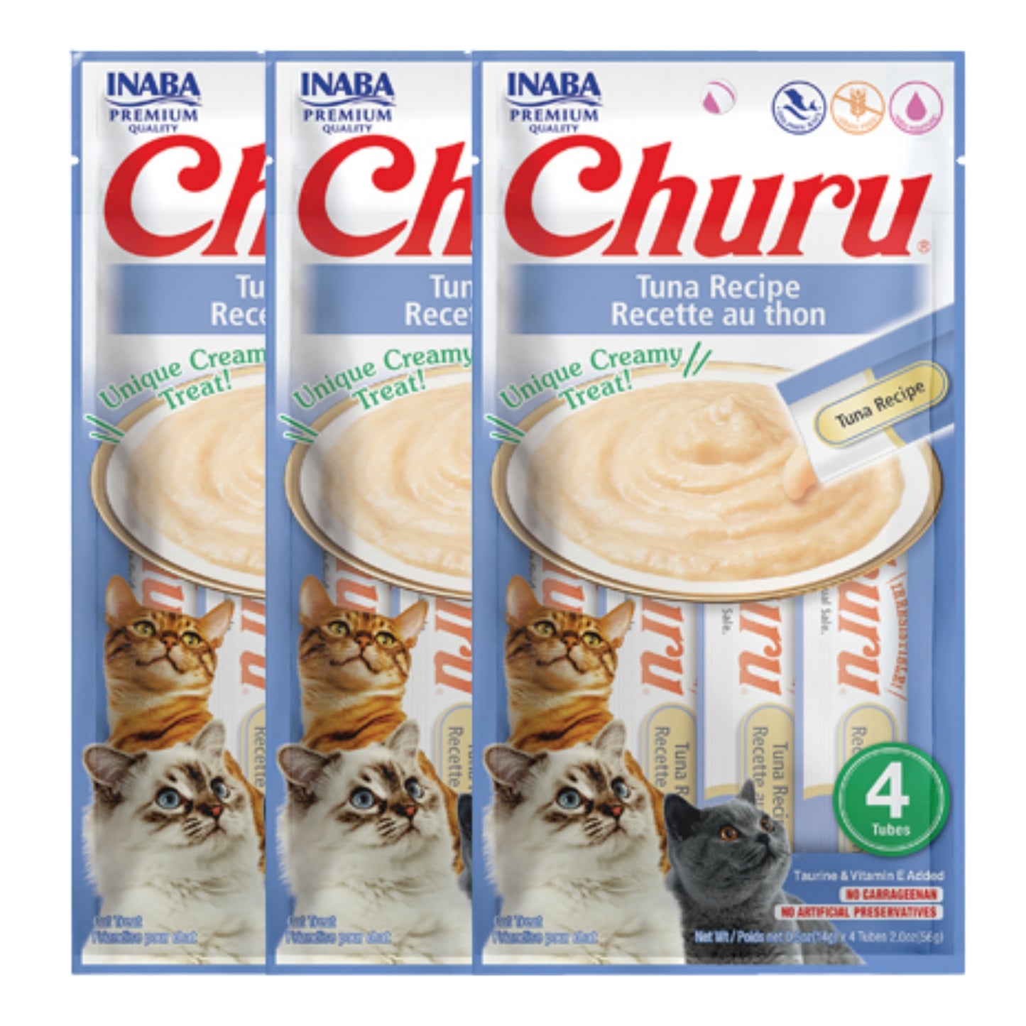 Churu Snack para Gatos – Pack de 4 (4 x 14 g)