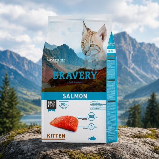 BRAVERY Salmón Kitten 2kg - Cosmos