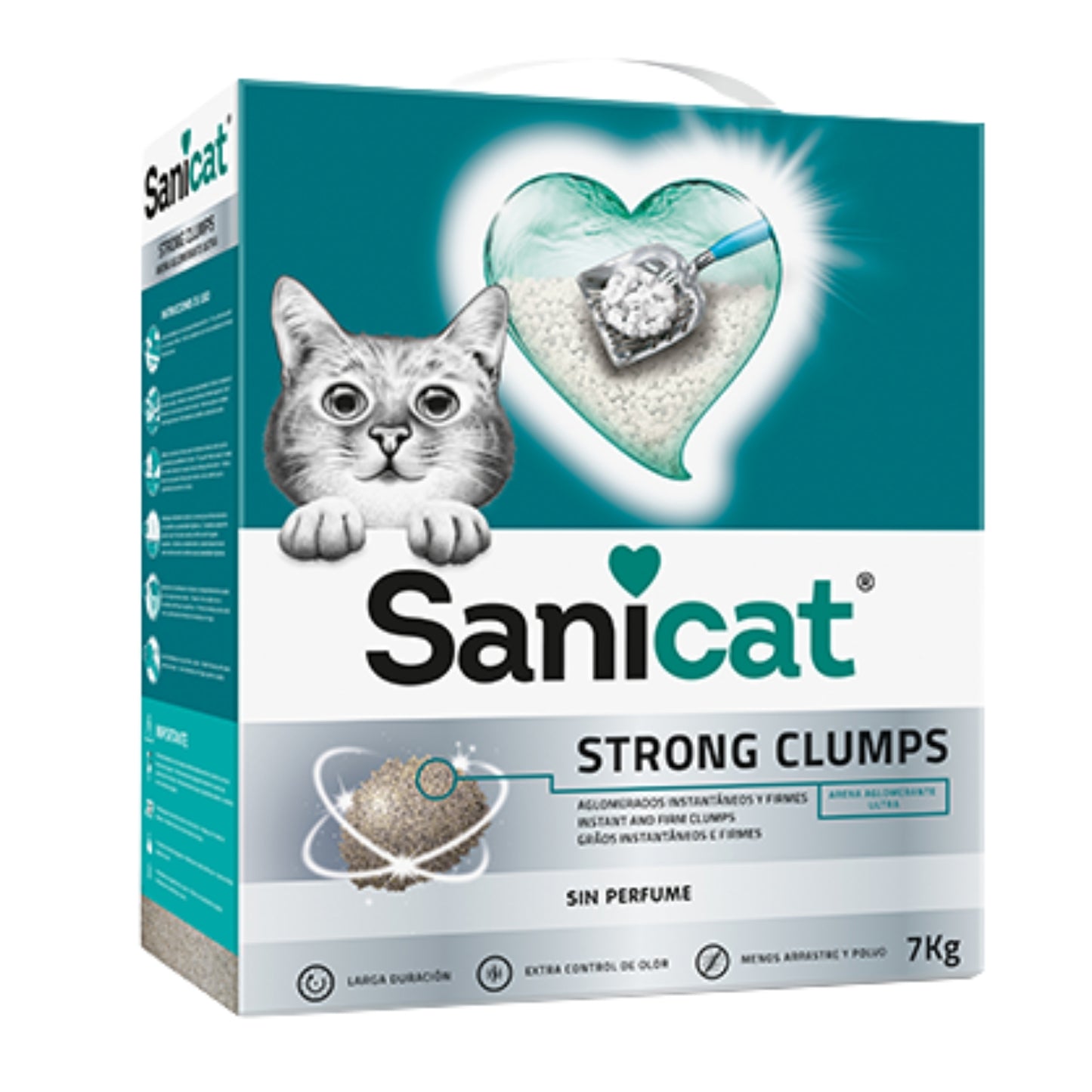 Sanicat Arena Ultra Aglomerante Sin Aroma – Máxima Limpieza y Comodidad