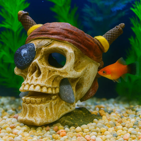 Adorno de Resina – Calavera Pirata - COSMOS