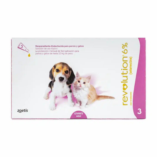 Revolution pipeta antiparasitaria interna externa ( CAJA 3 pipetas) - COSMOS