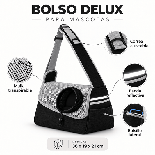Bolso Transportador para Perros y Gatos con Malla - Cosmos