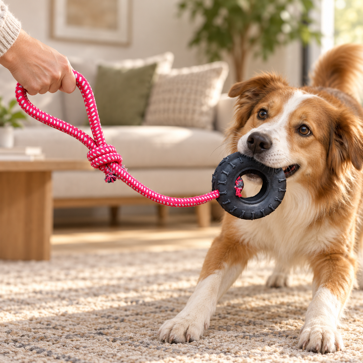 Juguete para Perro Neumático con Cuerda