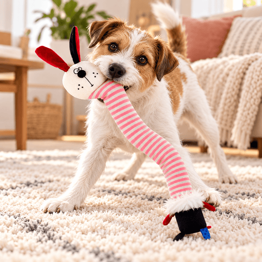 Juguete de Peluche Conejo Largo con Sonido para Perro GiGwi - Cosmos