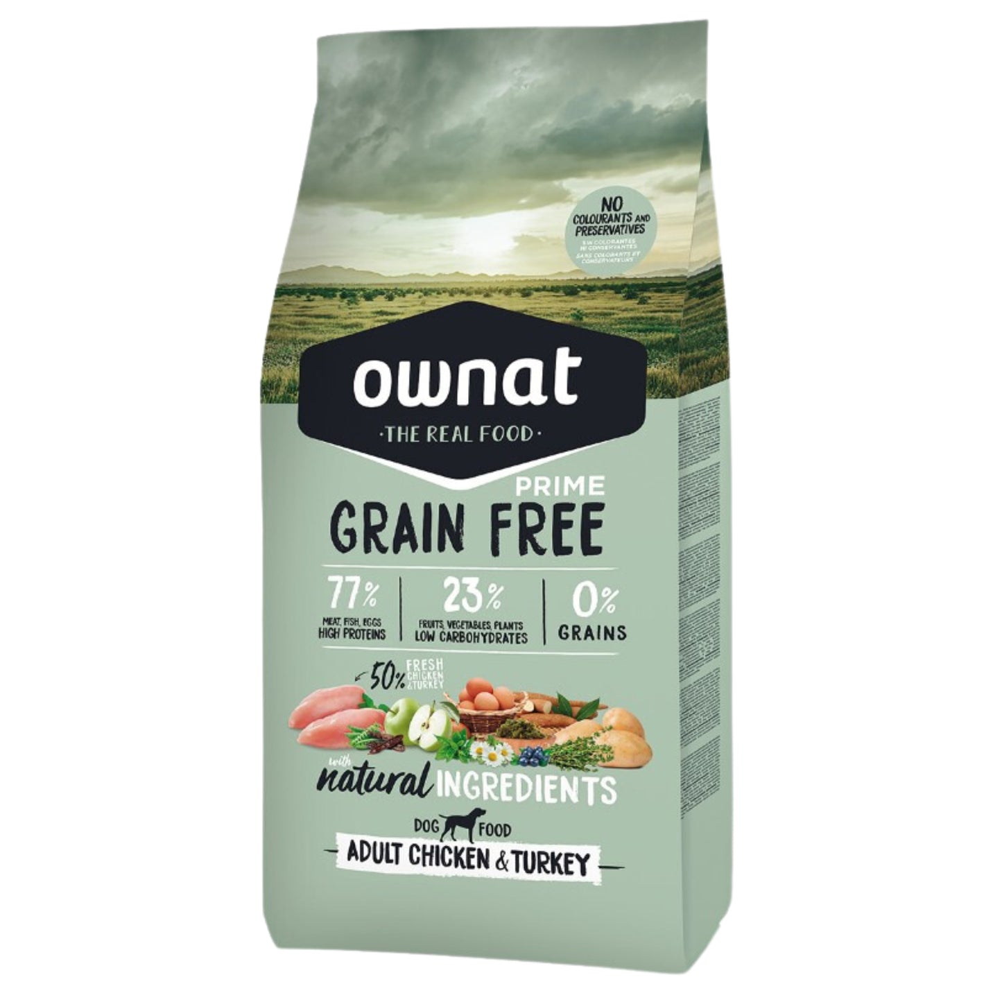 Ownat Alimento Súper Premium Español Pollo y Pavo