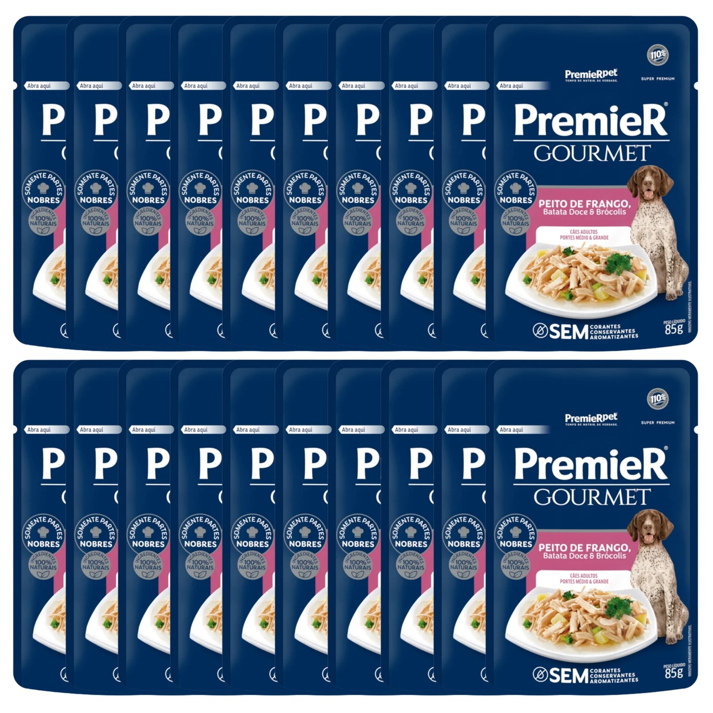PremieR Gourmet Pollo, Batata y Brócoli – Alimento Húmedo para Perros - Cosmos