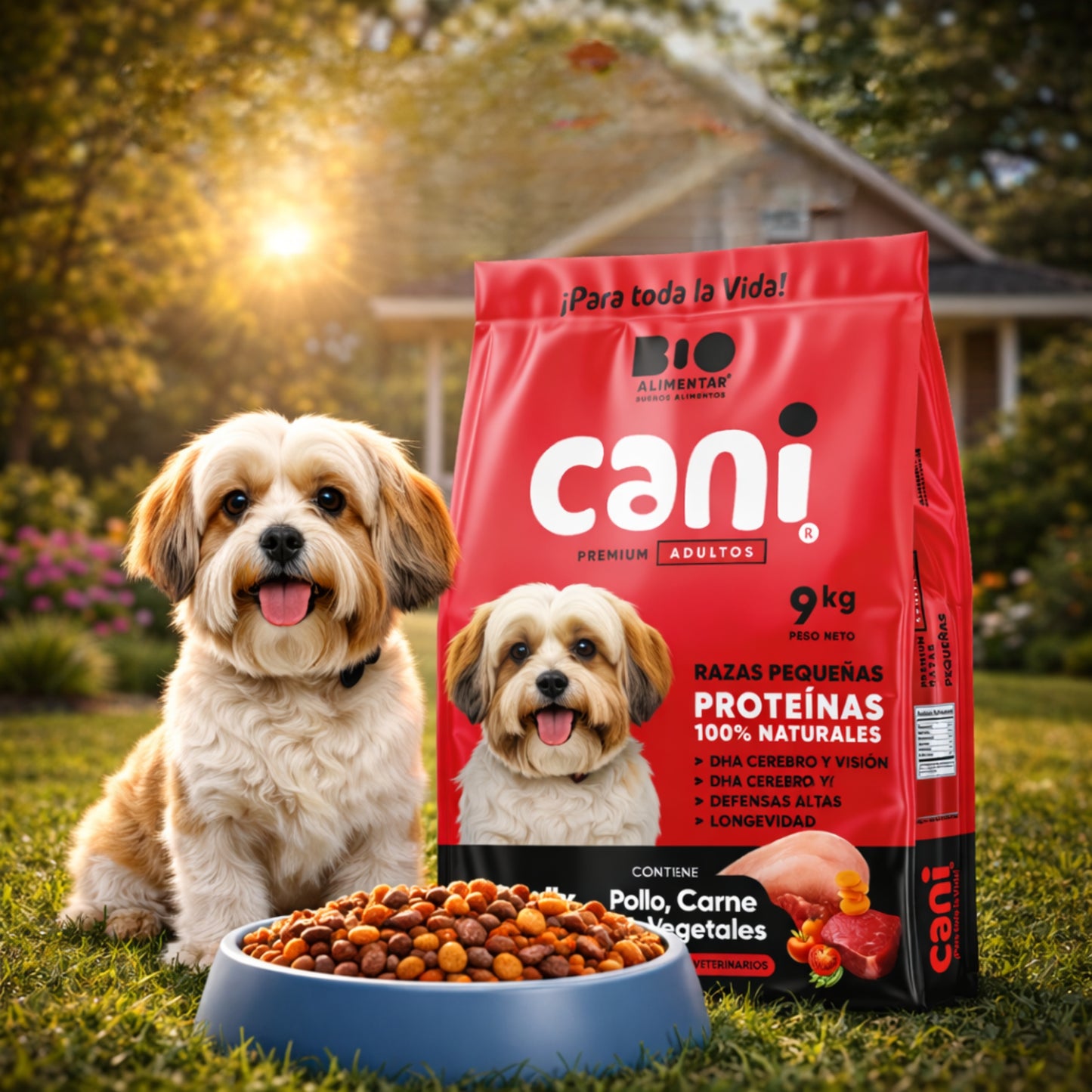 Cani Premium Adultos Razas Pequeñas 9 kg – Proteínas Naturales para Perros - Cosmos
