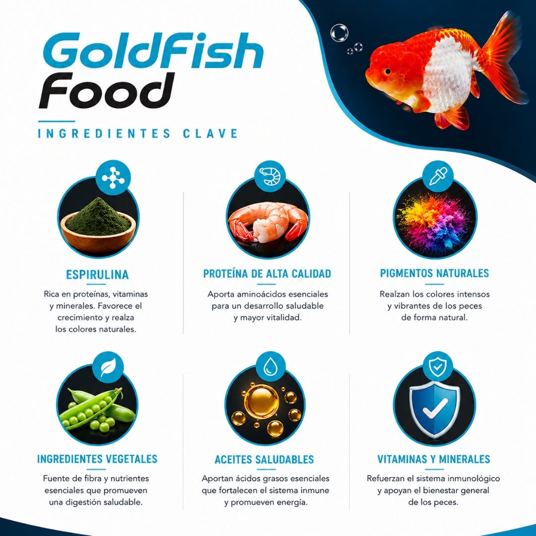 Porpoise Goldfish Granules 180 g – Alimento Premium para Peces Goldfish - Cosmos