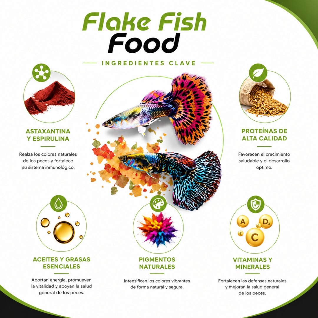 Porpoise Flake Fish Food 2.3 kg – Alimento en Hojuelas para Peces Ornamentales - Cosmos