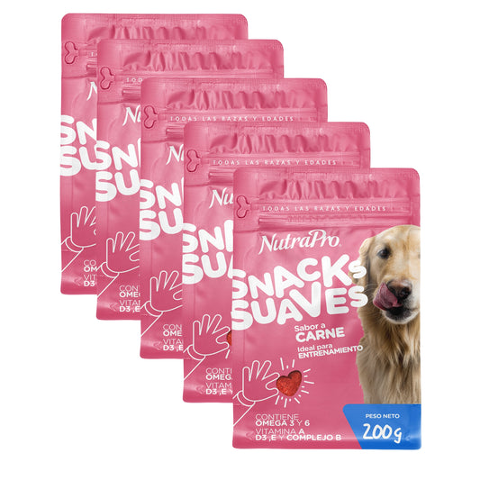 NutraPro Galletas Sabor a Carne– Snack Nutritivo para Perros - Cosmos