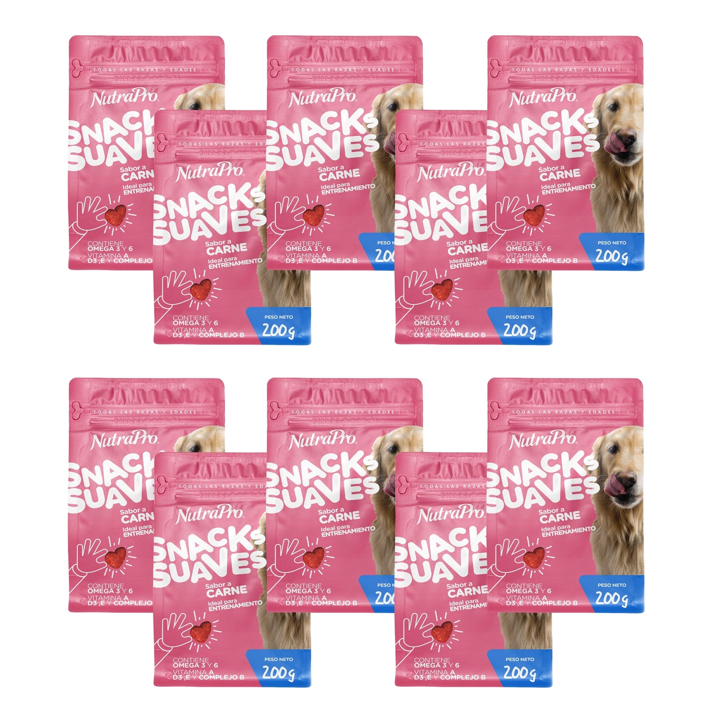 NutraPro Galletas Sabor a Carne– Snack Nutritivo para Perros - Cosmos