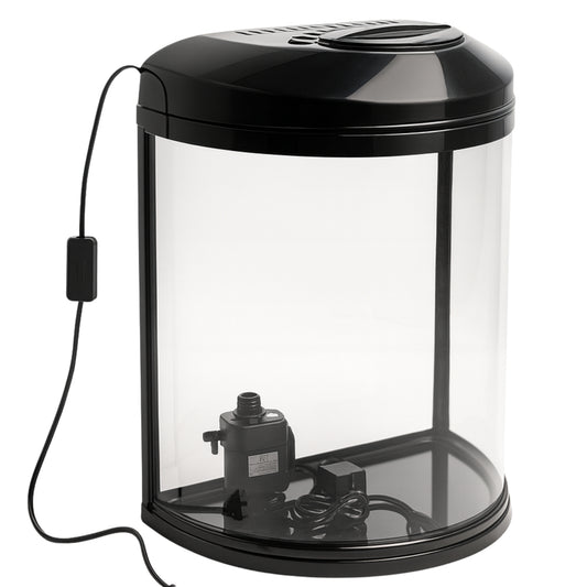Acuario Media Luna COSMOS 30L – Elegancia en Curvas - COSMOS