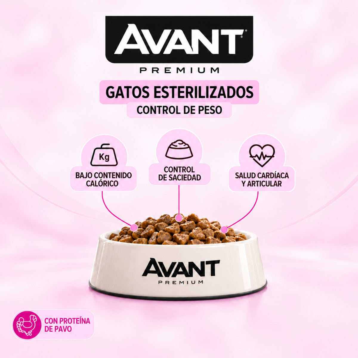 Avant Premium Gatos Esterilizados Control de Peso 1,7 kg - Cosmos