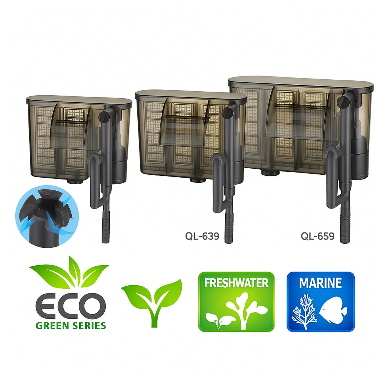 Filtro de Acuario Ultra Silencioso – Modelos 600 L/H, 680 L/H y 800 L/H - COSMOS