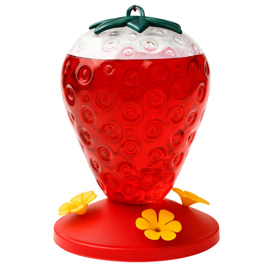 Bebedero para Colibrí en Forma de Fresa – 500 ml - COSMOS