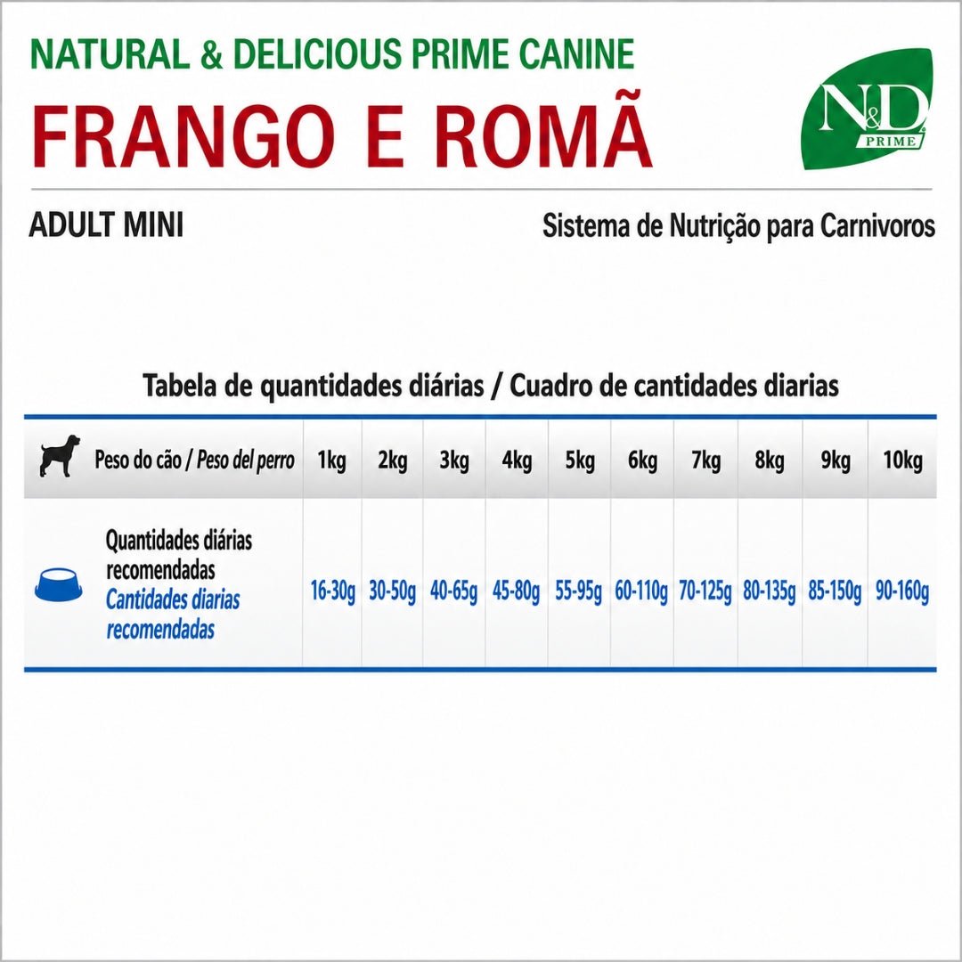 N&D Prime Pollo Adulto Mini 2.5kg - Cosmos