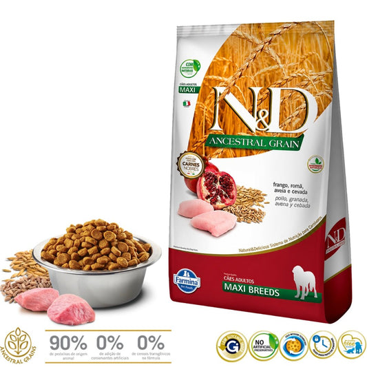 N&D Ancestral Grain Pollo Adulto Maxi 10.1kg - Cosmos