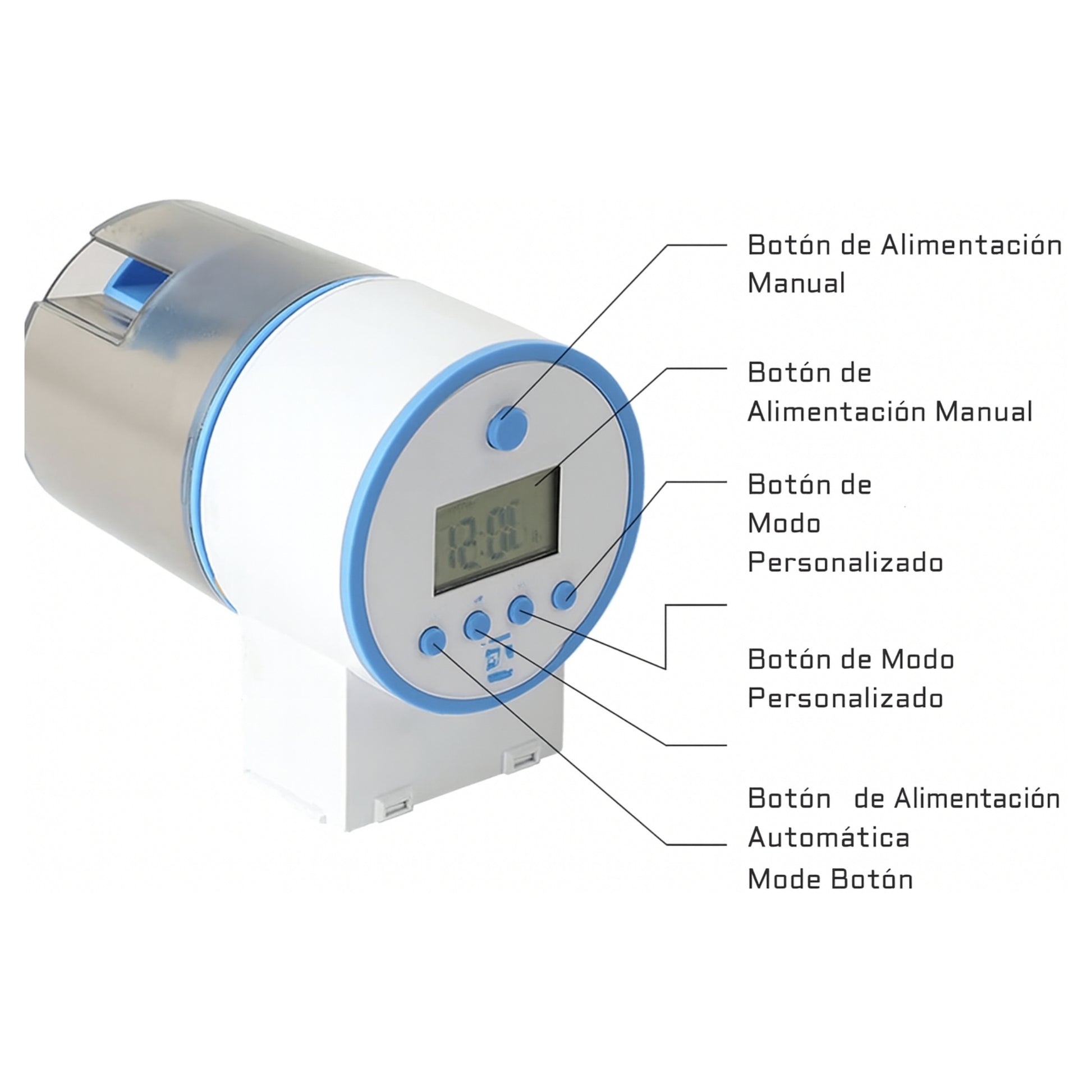 Alimentador Automático Digital para Peces - COSMOS