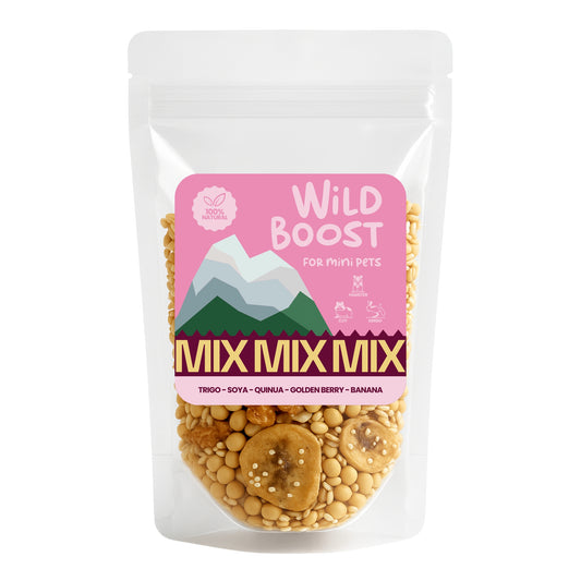 Alimento Premium para Hamster, Gerbo y Rata Wild Boost - Mix Banana Golden Berry - Cosmos